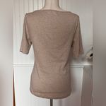 Tommy Hilfiger Short Sleeve Beige Top NWT Photo 2