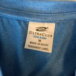Ultra Club Womens T Shirt Cool & Dry Crew Neck Short Sleeve Blue Size M Size M Photo 2