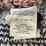 Anthropologie Moth Knit Short Sleeve Cardigan XS Boho Textured Button Front Black Photo 7