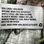 Agua Bendita  X Target Wide Leg Pants Peony Floral Tie Waist Linen Green Pink XXL Photo 4