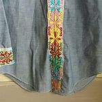 JC Penny Vintage Big Mac  Shambray Shirt Embroidery Photo 3