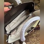 Tory Burch Authentic  Suede /leather magnetic closure 2 compartments crossbody Photo 7