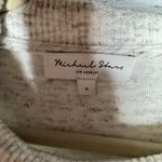 Michael Stars  Grey Cowl Neck Button Neck Sweater Sm Photo 1