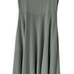 American Giant Flex Tencel Midi Dress Womens XS Blue Photo 0