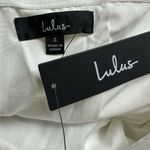 NWT Lulu's Festive Occasion White Ruched Strapless Bodycon Mini Dress Size S Photo 7