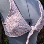 Zaful  Snakeskin Animal Print Knot Bikini Top Photo 5