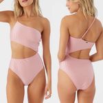 O’Neill Women’s Mizi Metallic Rib Agadir Cut Out One Piece Swimsuit XS Photo 1