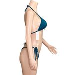ADORA SWIM Josephine Top & Delilah Bottom, Teal, Medium Blue Photo 6