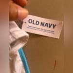 Old Navy  High Waisted Swim Set top M button L white and blue  summer Photo 10