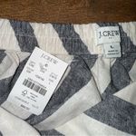 J.Crew NEW Linen Blend Striped Casual Pull-On Style New With Tags Knee Length Photo 7