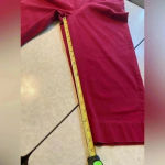 st. john's bay St John’s Bay‎ Women’s Stretch Red Cropped Pants Size 12 Photo 7