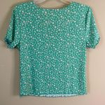 Kohls SO size large green floral top Photo 1