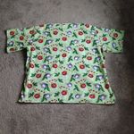 Uniform Advantage UA Christmas Scrub Top SIZE L Green Size L Photo 3