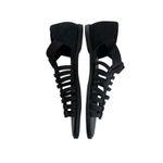 Eileen Fisher  Ratonb Black Strappy Slip On Flats Gladiator Sandals Women’s 5.5 Photo 1