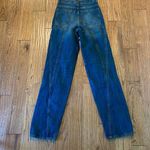ZARA seam front high rise tapered straight leg jeans 2 Photo 7