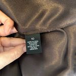 Democracy  Brown Evening
Cocktail Ruched Spaghetti
Strap Dress size 10 Photo 4