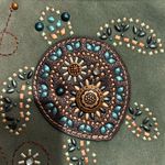 Chala NWT  Cell Phone Purse Crossbody Convertible DAZZLED TURTLE Turquoise Blue Photo 6