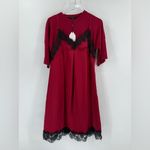 English Factory  Womens Dress Large Layered 3/4 Sleeve Lace Fringe size small Photo 2