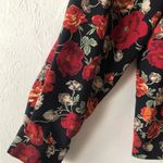 Leslie Fay sportswear Womens Classic Blouse Size 14 Floral Buttoned Down Photo 1