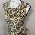 Maggy London Leopard Wrap Silk Maxi Dress Photo 3
