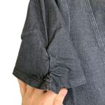 Urban Outfitters Lumiere Black Stretch Denim V Neck Mini Dress Size S New Photo 2