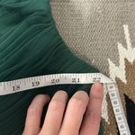 Azazie Dress Women Size 10/12 Green Bridesmaid Ruched Tank Vneck Wedding Party Photo 6