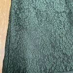 Ann Taylor Womens Dark Green Lace Stretch Pencil Skirt Size 0P Petite Photo 2