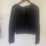 Worthington Size Small Sweater Boat Neck Sparkle Back Tie Long Sleeve Photo 1