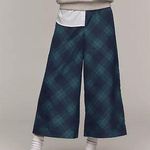 Anthropologie Maeve Taffeta Printed Cropped Wide-Lg Pants Photo 0
