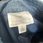 Caslon  Tencel Button Up Shirt Size Medium Photo 3