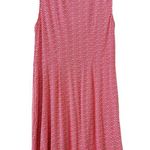 Tommy Bahama Women's Coral White Dress Sleeveless A-Line Goa Boa Side Twist XL Photo 6