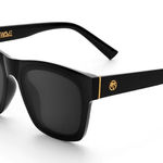 Heatwave Sunglasses Black Marylin Black Lense Square Frame UV400 Photo 0