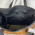 T Tahari Shopper Tote Shoulder Bag Leather Handbag Brown Purse Photo 4