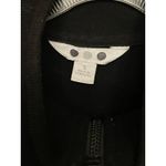 Three Dots  Black 1/4 Zip Pullover Sweater Size Small‎ Lightweight Mock Neck Photo 2