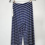 Sunny Leigh Sunny Leight Navy and White Pull-on Pants NWT Size Small Nautical Stripe Pants Photo 4
