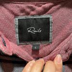 Rails  Women Plaid Flannel Shirt Button Down Long Sleeve Maroon Navy Cream Large Photo 3