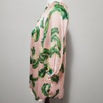 Target The Webster At Pink Green Palm Leaf Blouse Size Small Photo 2