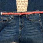 Topshop  Moto Dree Fringe Frayed Hem Cropped Jeans Blue Medium Wash Denim Size 28 Photo 13