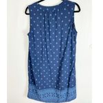 Old Navy  Womens Sleeveless Tank Dress Navy Blue Print Large Photo 5