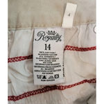 Royalty For Me Collection Women’s Sz 14 Tan High Rise Stretchy Denim Shorts Photo 2