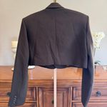 GRLFRND  The Cropped Blazer in Ganache Brown Size S NWT MSRP $395 Photo 3