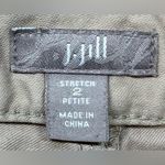 J.Jill Petite Size 2 Button Front Khaki Straight Skirt Photo 1