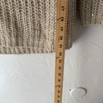 United Colors Of Benetton United Knitworks Sweater Womens Small Chunky Knit Sequin Pullover Cozy Winter Photo 7