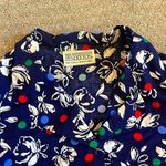 Pendleton Vintage 2PC Blue Floral Blouse and Skirt Set Photo 3