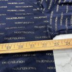 True Religion Top Womens Size S Navy Gold All Over Print Long Sleeve Photo 6