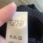 Doe & Rae black long sleeve crochet detail top size small Photo 3