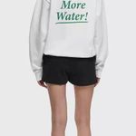 Sporty & Rich White Drink More Water Pullover Size M Photo 2