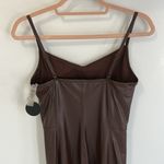 Offline by Aerie Real Luxe Faux Leather Unitard Brown Photo 4