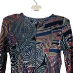 Janine Haly Vintage 1990 Multicolor Paillette Italian Fabric Jacket Skirt Suit Black Size undefined Photo 6