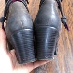 Tamaris • Lizudi ankle boots brown leather booties heeled fleece lined tassel Size 7.5 Photo 10